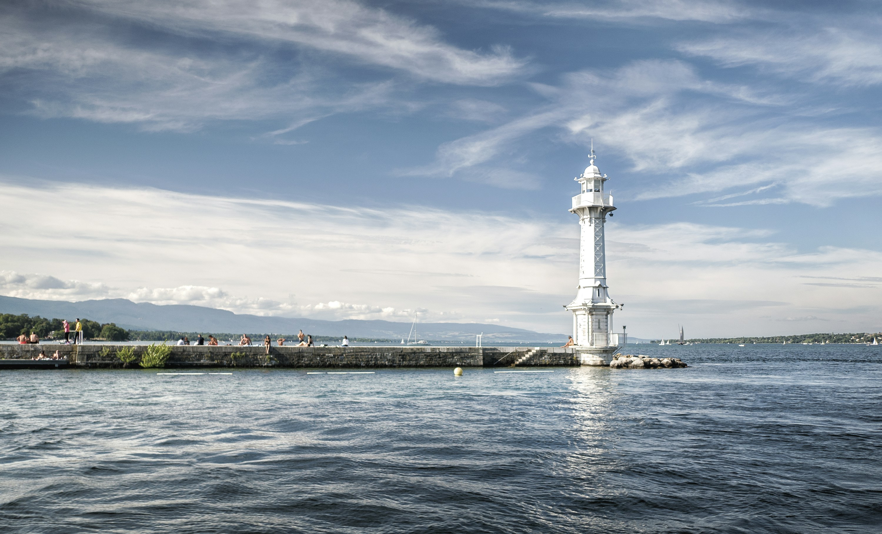 Genève et la rade du Léman