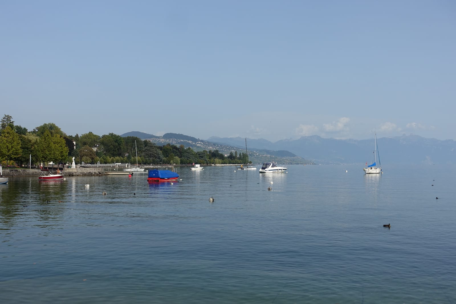 Le bord du Léman à Ouchy, Lausanne